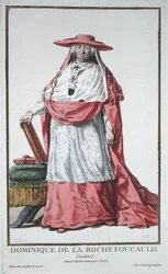 Cardinal Dominique de la Rochefoucauld (1712-1800), from 