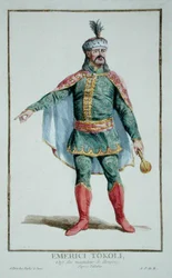 Emerici Tokoli, Chief of the Malcontents of Hungary from Recuil des Estampes, representing the Ranks and Dignities, following the Costume of all existing Nations, published 1780