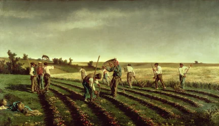 Reaping Sainfoin in Chambaudouin, 1882