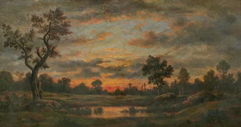 Landscape at sunset
