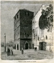 View of the Church of San Giusto in Trieste