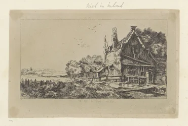 Landscape with the House with Three Chimneys