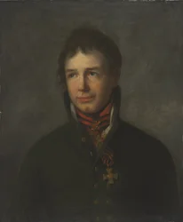 Portrait of the Admiral and Explorer Ivan Krusenstern Adam Johann Ritter von Krusenstern