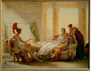 Aeneas and Dido, Sketch for a Larger Oil