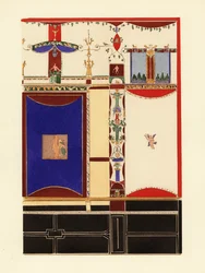 Panel with Unique Dark Blue from Pompeii