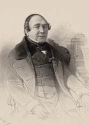 Portrait of the opera singer Louis Antoine Eléonore Ponchard 1787-1866, 1850
