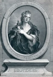 Adrienne Lecouvreur, 1692-1730, as Cornelia, 1903