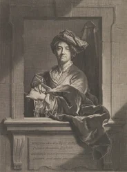 Portrait of Hyacinthe Rigaud, 1721