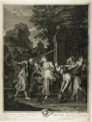 Rebecca Receiving Gifts from Eliezar
