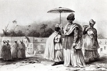 Lady Taking a Child to Baptism, from 