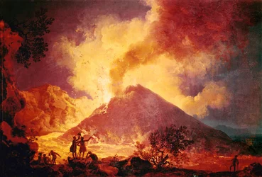 Eruption of Mount Vesuvius, Italy