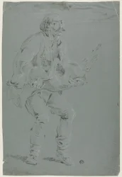 Man Carrying a Dead Dog