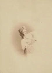 [Vignetted Sitting in Ritrosetta Dress]