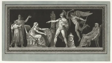 Farewell Between a Spartan Woman and Her Son