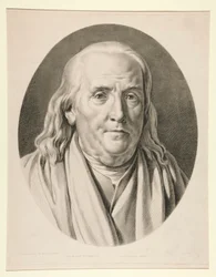 Benjamin Franklin, after a Sculpture by Jean-Antoine Houdon