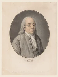 Portrait of Benjamin Franklin Franklin (title on object) Collection of Great Men (series title)