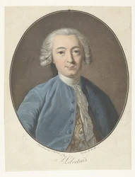 Portrait of Claude Adrien Helvétius Helvetius (title on object) Collection of Great Men (series title)