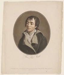 Portrait of Jean Paul Marat (series title: Collection of Great Men)