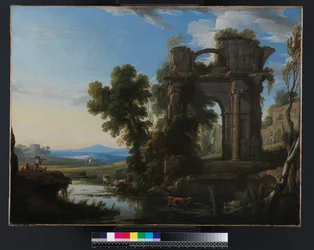 Landscape with Classical Ruins
