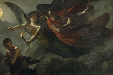 Justice and Divine Vengeance Pursuing Crime (detail)
