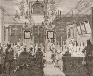 King Charles II dining with Lucy Walter