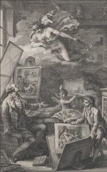 In Memory of P. FR. Basan, an engraving for the catalogue of the collection of P.-F. Basan