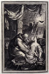 Le Devil en Hell - in “Tales et nouvelles en vers” by Jean La Fontaine. 1776. Illustration by P.P. Choffard