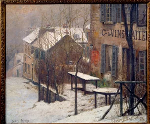The Cabaret at Rabbit Agile in Montmartre in 1890