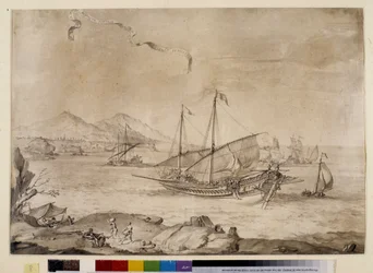 Ships in the Harbor of Marseille - with the Cartridge