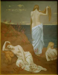 Young Women by the Sea