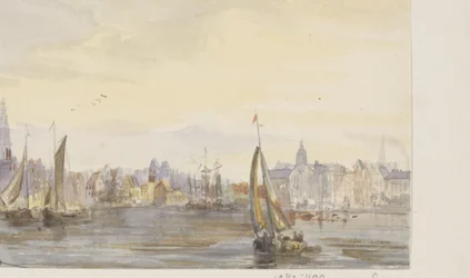 View of a City by the Water