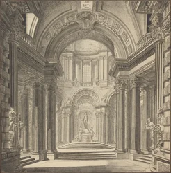 Interior of a Temple