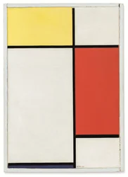 Composition: No. II, With Yellow, Red and Blue