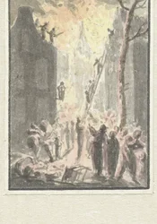 Fire in a House