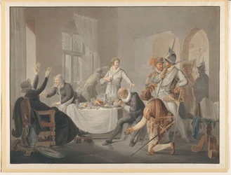 P.D. Hasselaer Reveals Himself When the Spaniards Tried to Capture His Brother Claes Dirkz. in His Place