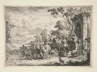 The Resting Sportsman Near the Fountain of Neptune