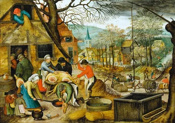 Autumn (Slaughter and Pressing the Grapes)