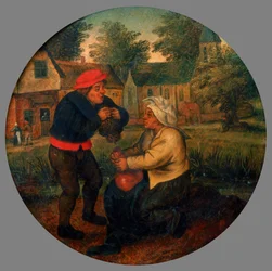 Unidentified Flemish Proverb, Late 16th-Early 17th Century