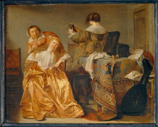 A Lady at Her Toilet