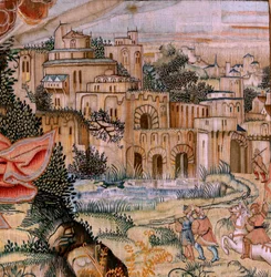 The Passion of Christ. The Descent from the Cross. The second tapestry series of the Passion of Christ
