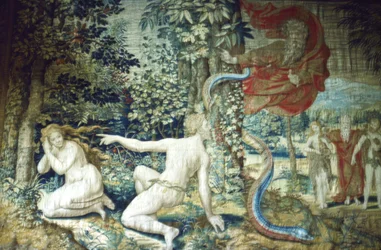 Adam and Eve after the Fall (Brussels Tapestry)
