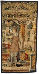 Vertumnus and Pomona: Vertumnus transformed into a farmer