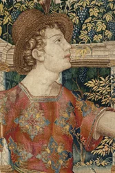 Vertumnus and Pomona: Vertumnus transformed into a pruner