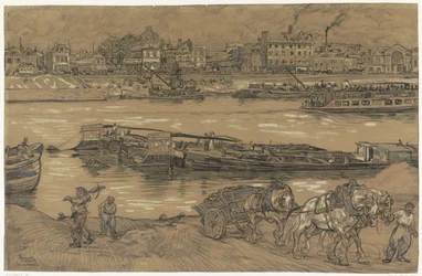 View of the Bank of the Seine