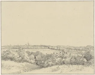View of Haarlem from the Dunes