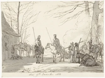 Bivouac of the Cossacks, December 9, 1813