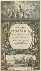 Title Page for Pieter Goos, The Sea Atlas or Water World, 1668
