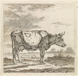 Landscape with Cow by the Waterside
