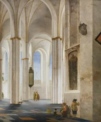 The Interior of the Buurkerk at Utrecht