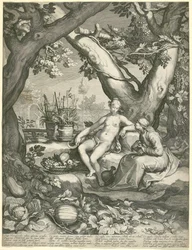 Vertumnus Borrowing the Figure of an Old Woman to Win Pomona